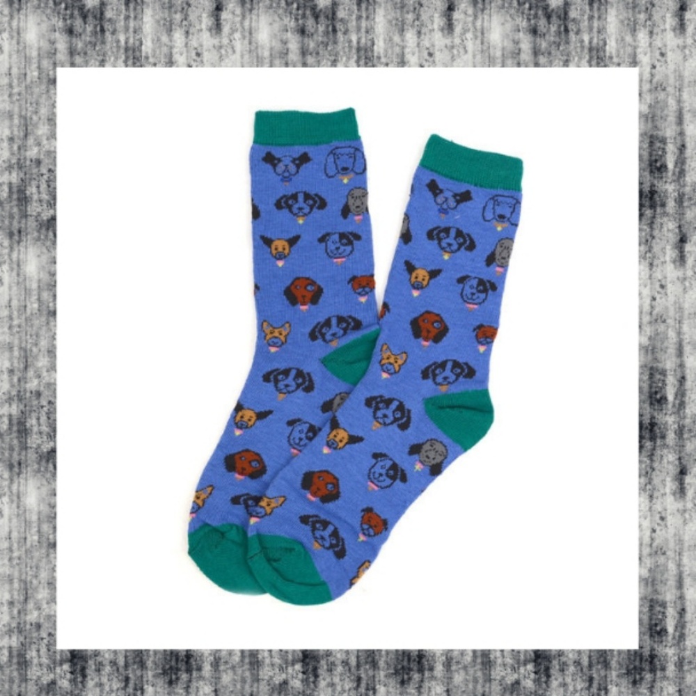 π£LAST PK!π₯3 pr p Puppy πΆ LUV dog π crew socks - Picture 5 of 5